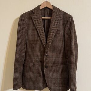 Drakes Brown Tweed Blazer